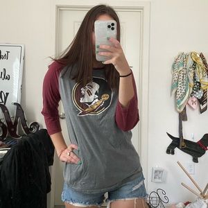 Fsu Henley tee